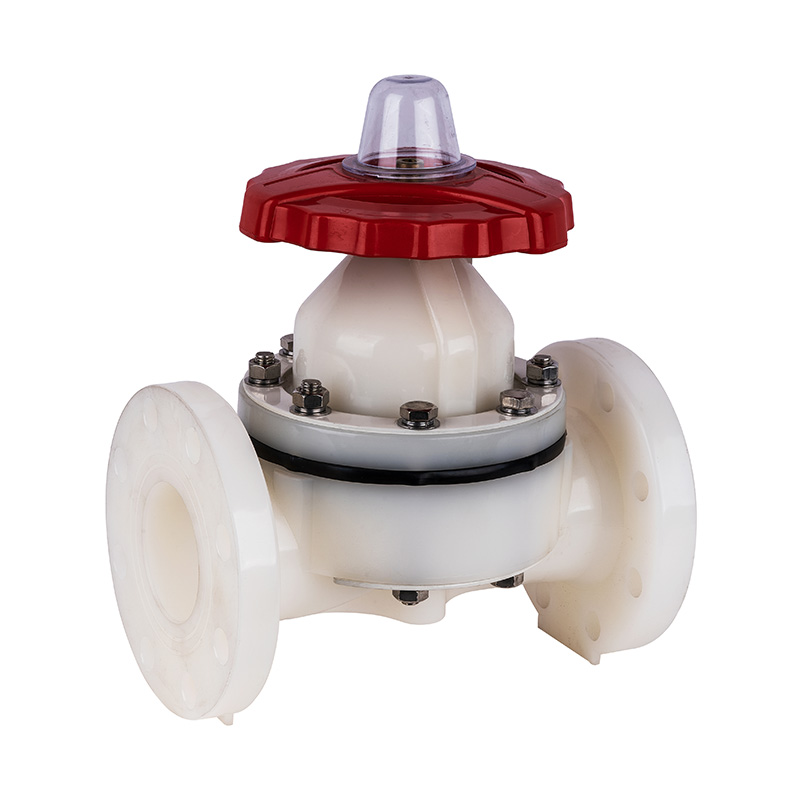 Valvola a diaframma a flangia PVDF G41F-10F DN15-300 GB standard