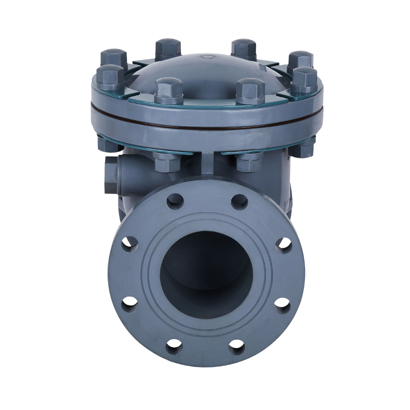 Valvola di ritegno a battente PVC-C H44F-10V DN15-300 GB standard