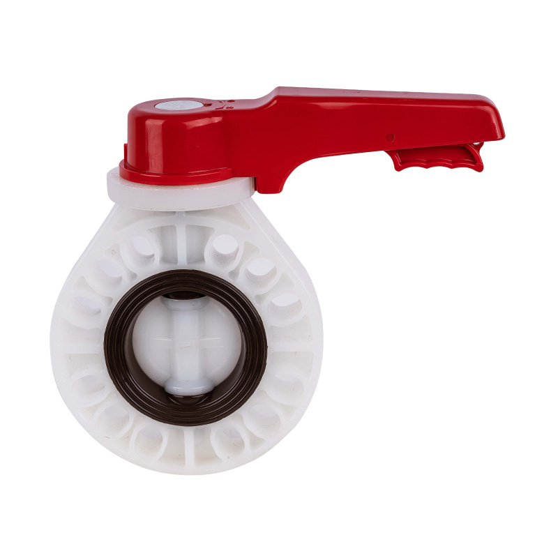PVDF D71X-10F Maniglia valvola a farfalla DN15-200 GB standard