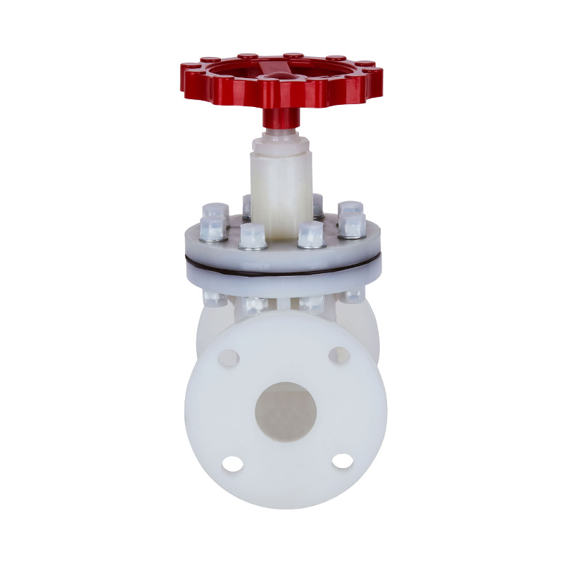 Valvola a globo a flangia PVDF J41F-10F DN15-150 1/2'-6' standard ANSI