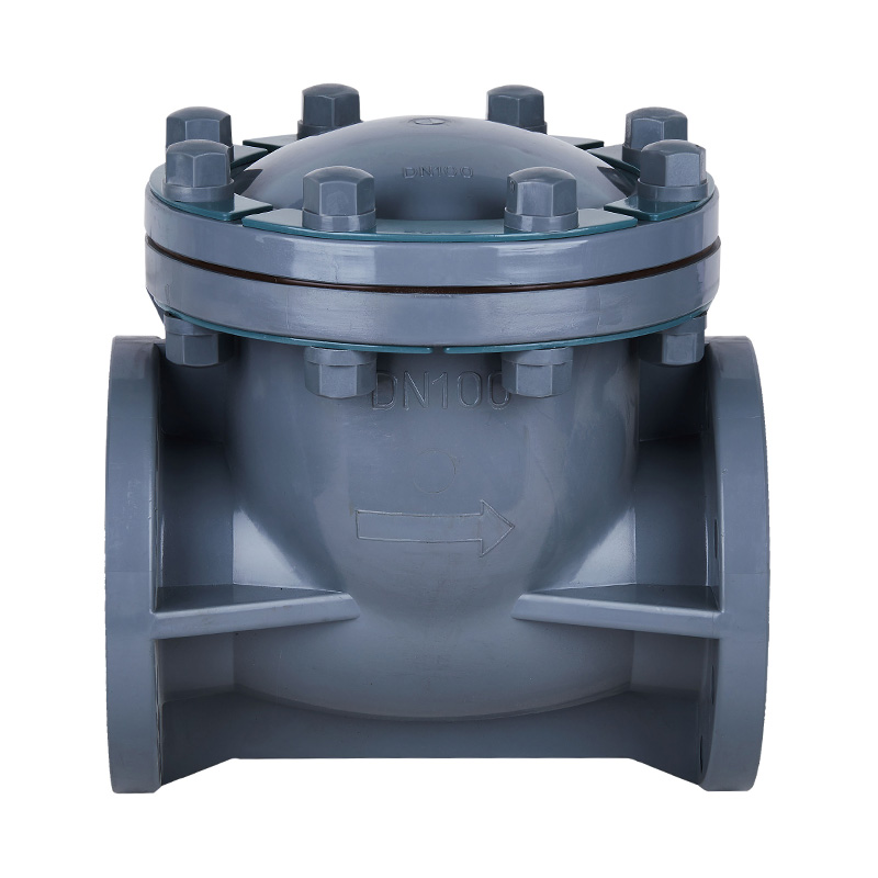 Valvola di rito a battente PVC-C H44F-10V DN15-300 1/2'-12' Norma ANSI