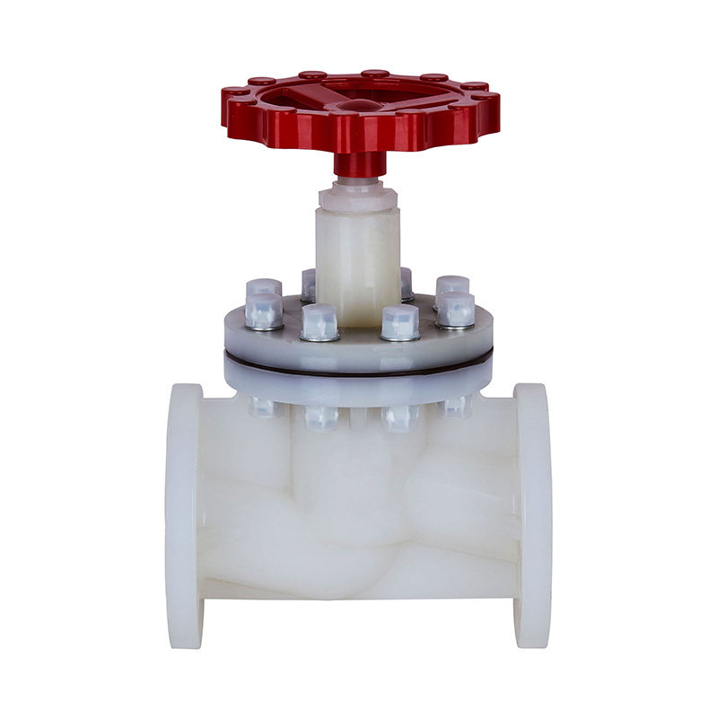 Valvola a globo a flangia PVDF J41F-10F DN15-150 1/2'-6' standard ANSI