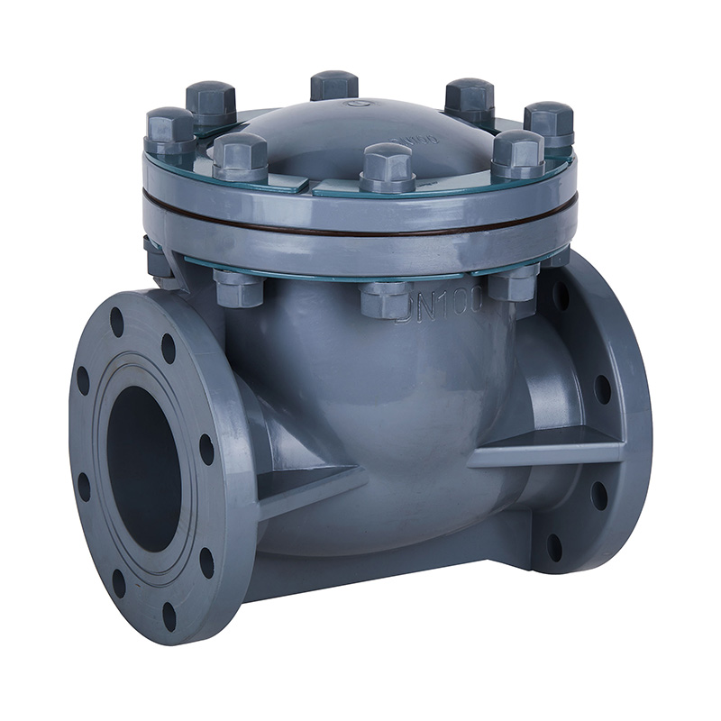 Valvola di ritegno a battente PVC-C H44F-10V DN15-300 GB standard