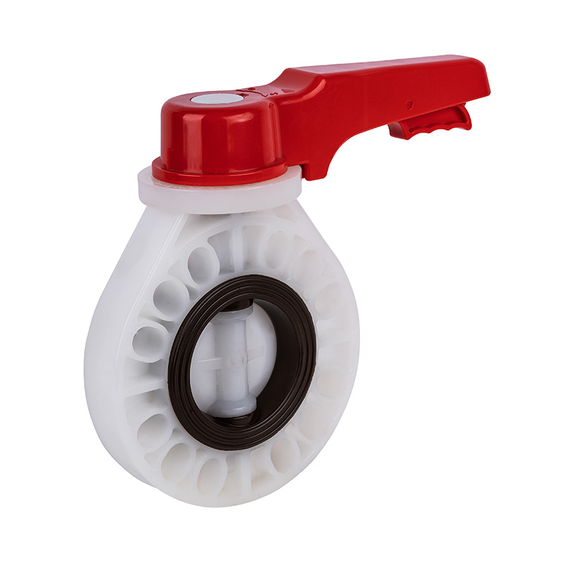 PVDF D71X-10F Maniglia valvola a farfalla DN15-200 GB standard