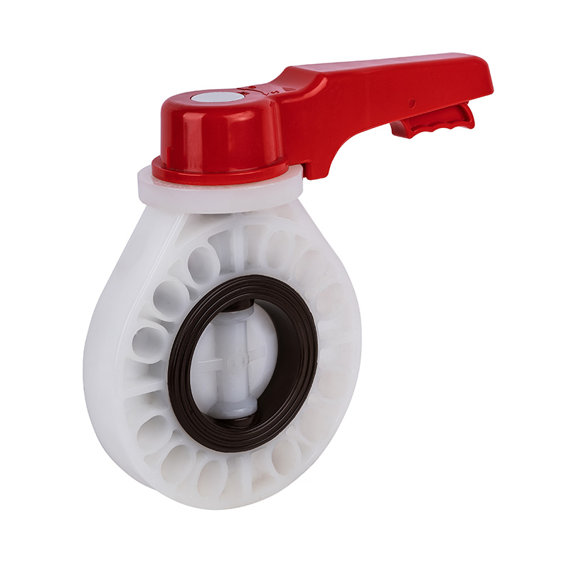 Valvola a farfalla con maniglia PVDF D71X-10F DN40-200 1-1/2'-8' Norma ANSI