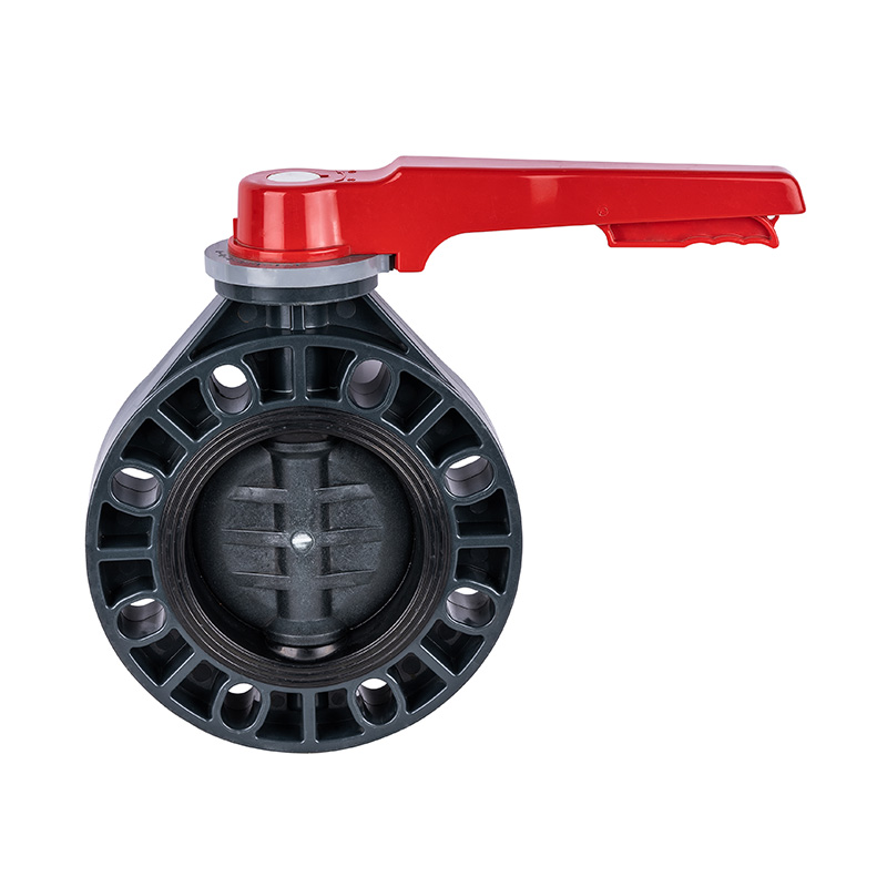 Norma JIS della valvola a farfalla della maniglia di PVC-U D71X-10U DN15-200 15A-200A