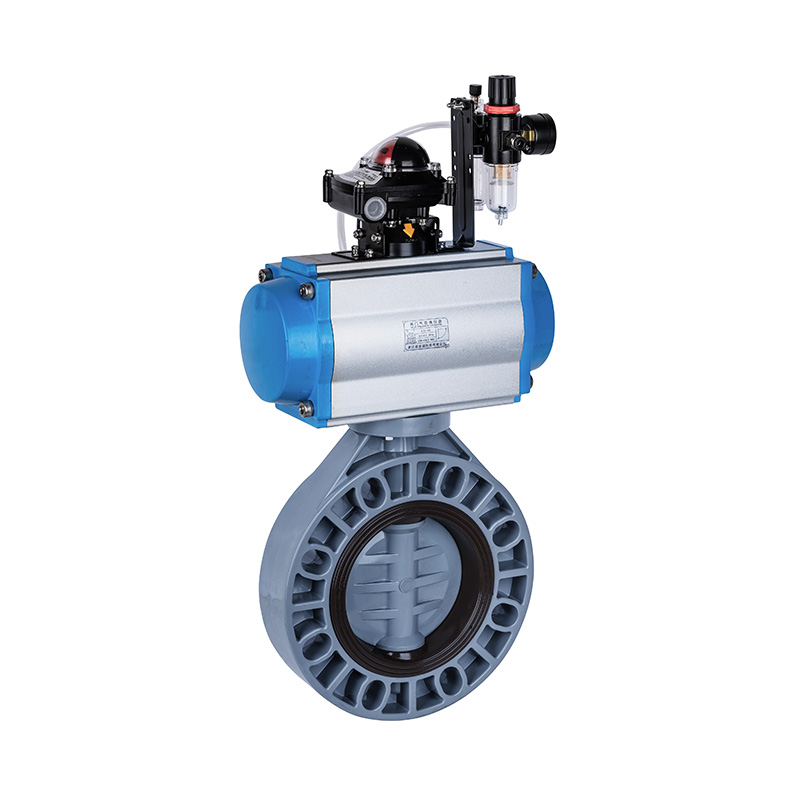 Norma pneumatica della valvola a farfalla DN40-1000 40A-1000A JIS di PVC-C D671X-10S