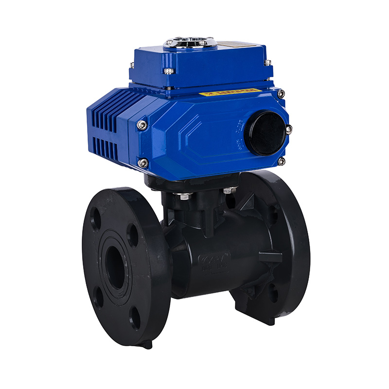 Norma JIS della valvola a sfera della flangia elettrica di FRPP D941F-10S DN20-300 20A-300A