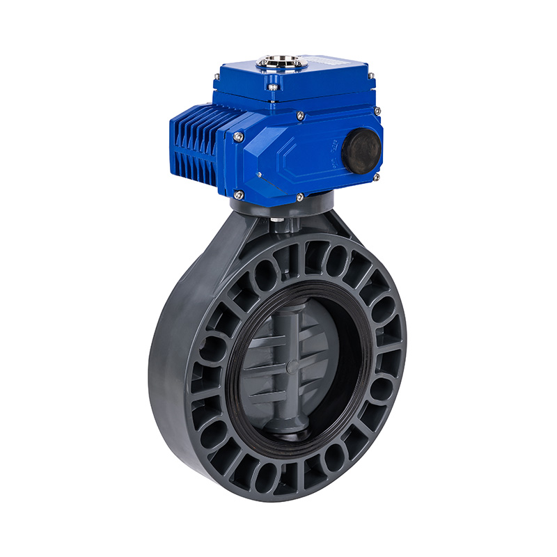 Valvola a farfalla elettrica FRPP D971X-10S DN32-1000 1-1/4' -30' norma ANSI