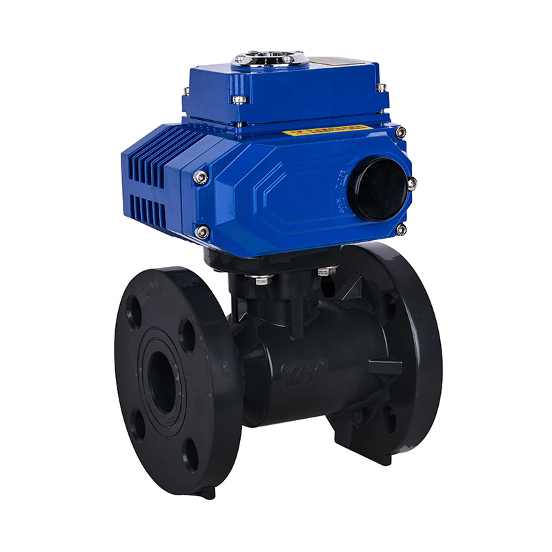 Valvola a sfera con flangia elettrica FRPP D941F-10S DN15-300 1/2'-12' norma ANSI