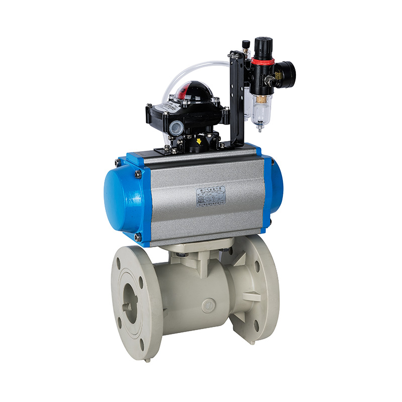 Norma pneumatica della valvola a sfera della flangia di PPH Q641F-10S DN20-300 20A-300A JIS