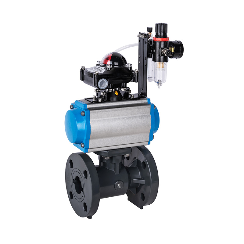 Norma pneumatica della valvola a sfera della flangia di PVC-U Q641F-10U DN20-300 20A-300A JIS