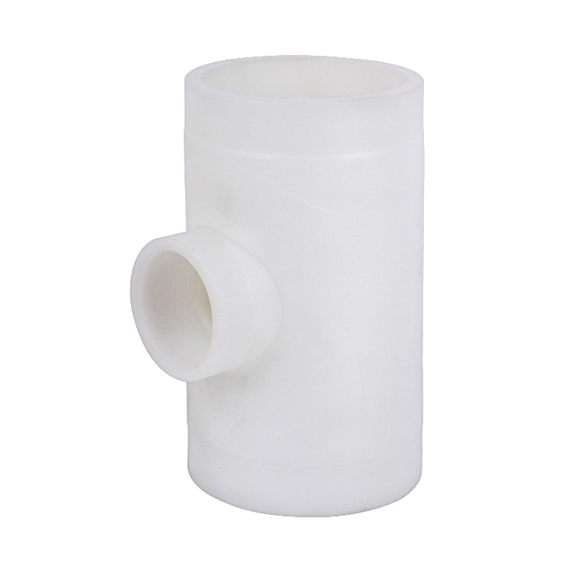 T di riduzione con saldatura di testa in PVDF DN15*20-100*80 GB standard